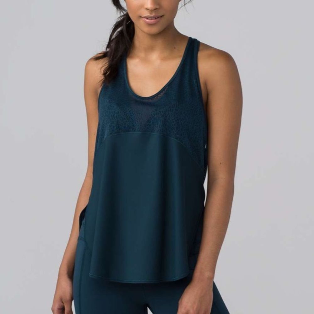 Lululemon Twist & Train Tank Top Jaded Size 10